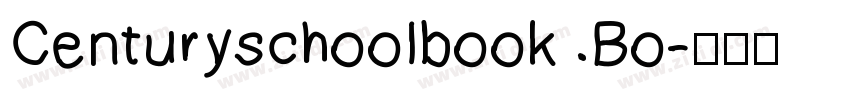 Centuryschoolbook Bo字体转换